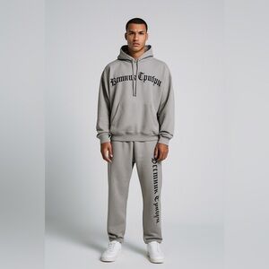Yeezy x Gosha Rubchinskiy Sweat Set Grey 2 Oversized Streetwear Minimal Chic